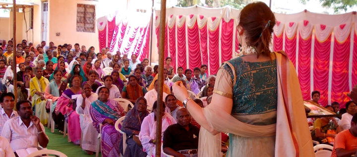 Predigt beim Bethel Fasting Prayer in Karnataka, Indien